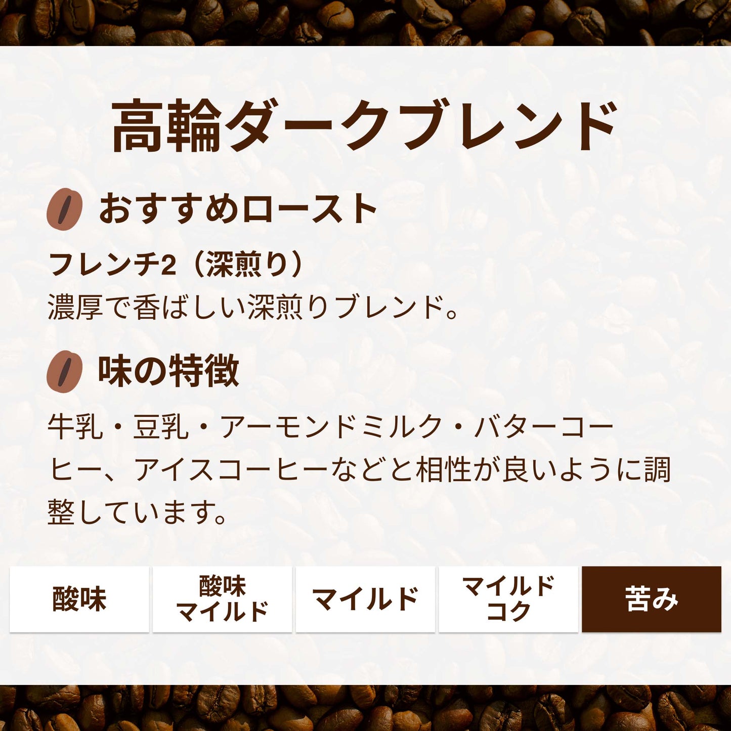 高輪ダークブレンド