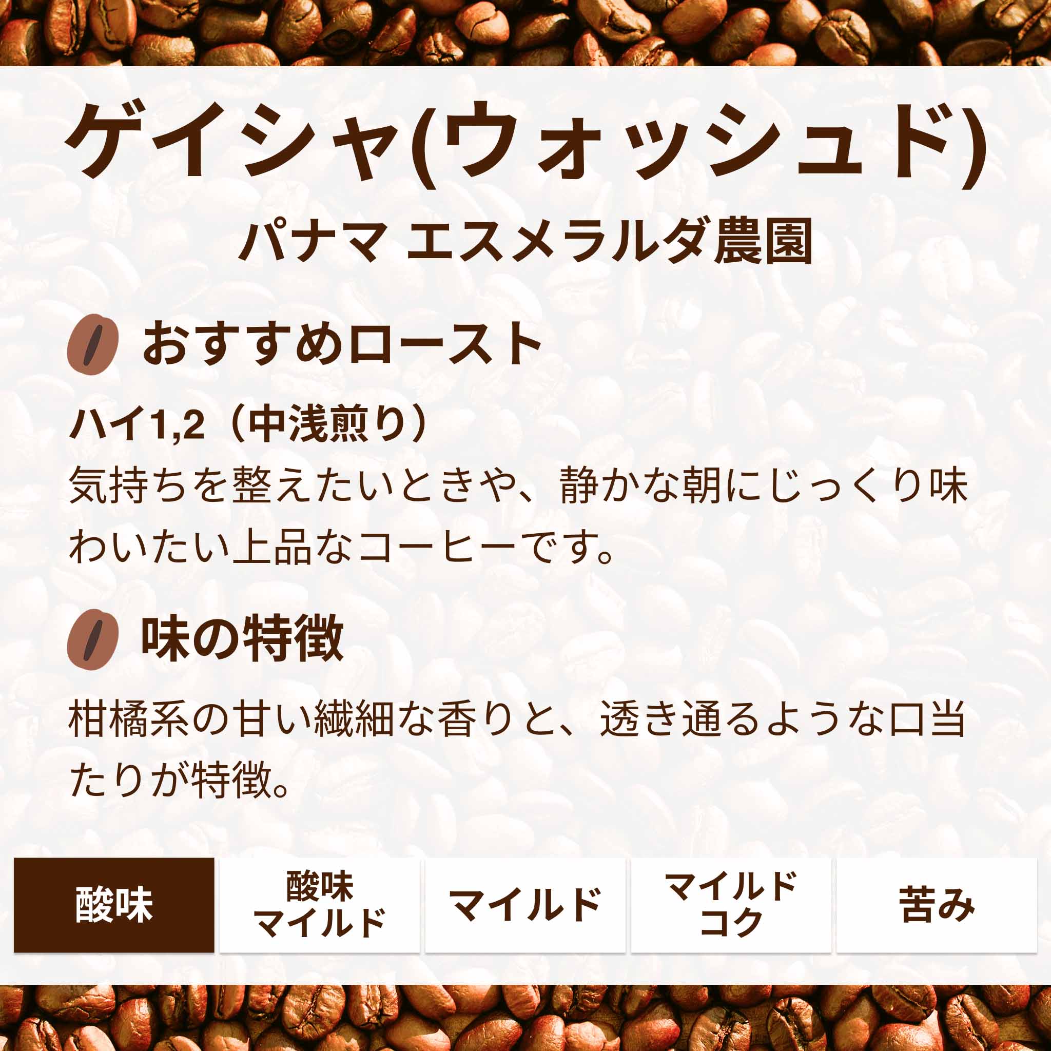 エスメラルダ ゲイシャ ウォッシュド – Coffee Roast SAI